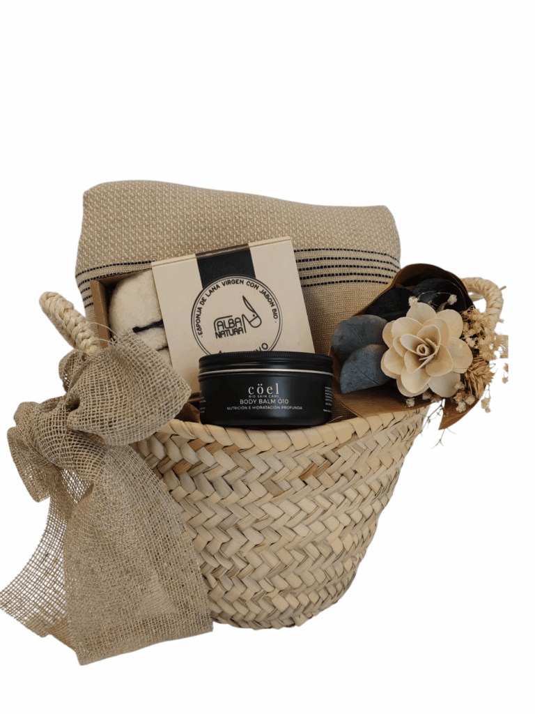 Cestas regalo naturales para mujeres: sostenibles, artesanales y con encanto. El detalle perfecto para Navidad o Reyes.