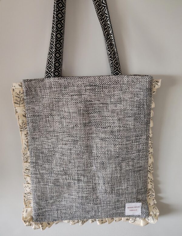 TOTE BAG  BLACK NATURE