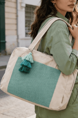 BOLSA VICHY GREEN