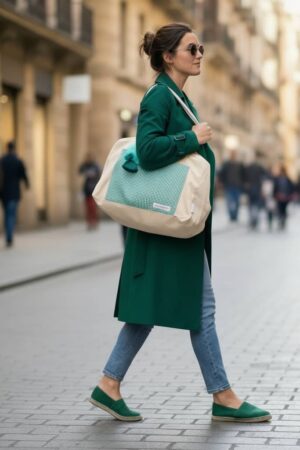 BOLSA VICHY GREEN