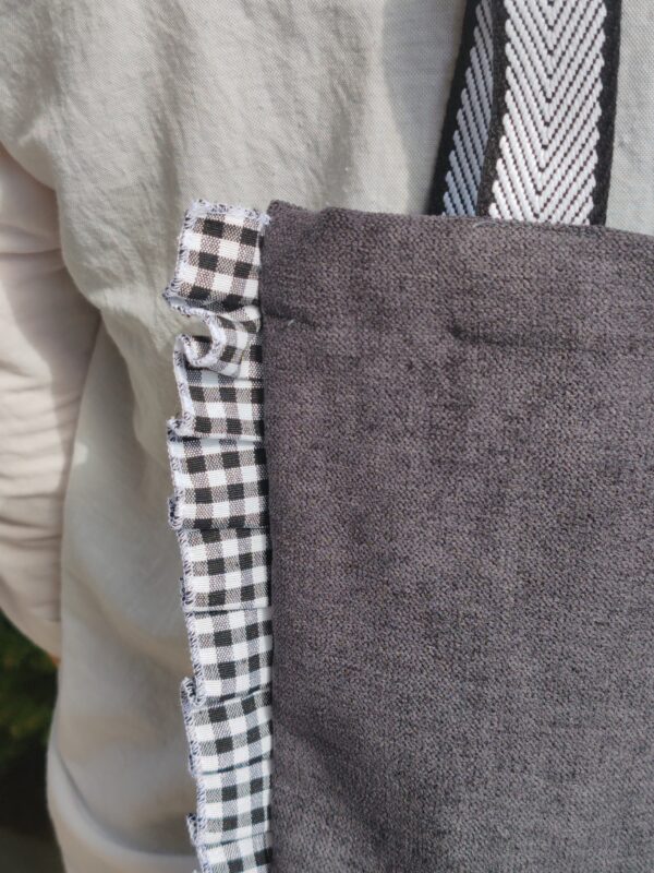 TOTE BAG  VICHY NATURE - Imagen 2