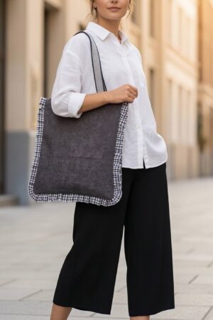 TOTE BAG  VICHY NATURE