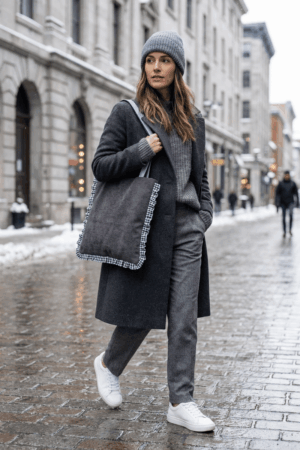 TOTE BAG VICHY NATURE